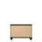 Metallic Gray Finish Nightstand