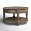 Table basse ronde à 1 tiroir avec roulettes Colchester-2065037634