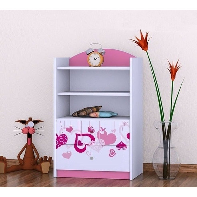 Paloma 96cm H X 60cm W Kids Cube, Pink