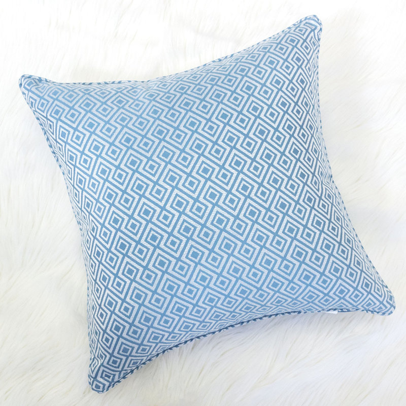 Kaence Square Pillow Cover & Insert, Turquoise