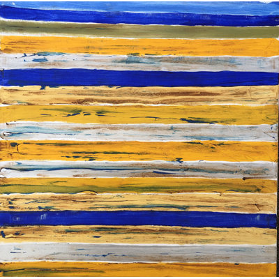 «One-of-a-Kind Original Original» par Joyce Creiger - peinture sur toile tendue