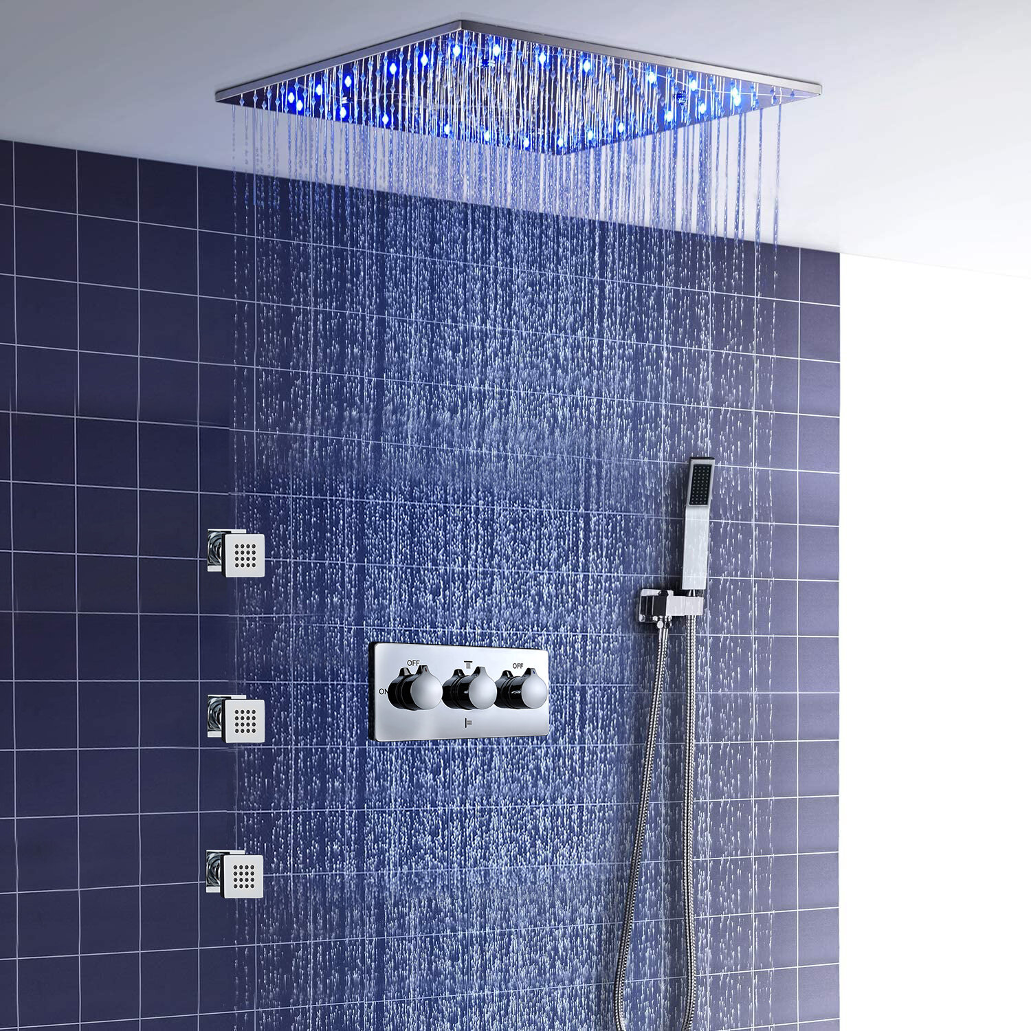 FontanaShowers Lima Pressure-Balanced Complete Shower System with