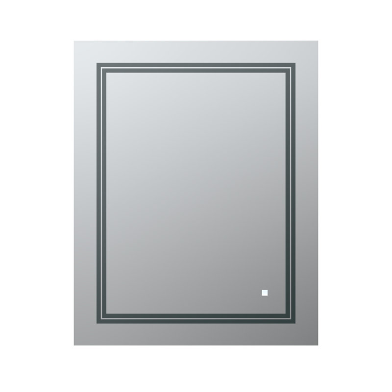 Soho 24x30 Silver LED Mirror with Defogger