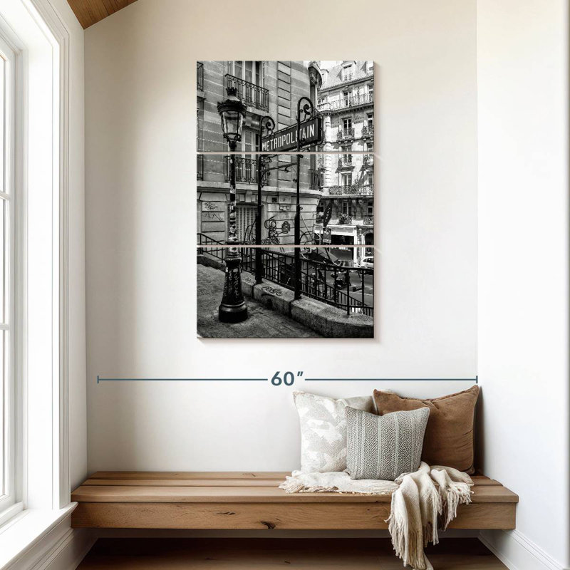 Sireci Black Metropolitain Paris, 45" H x 28" W