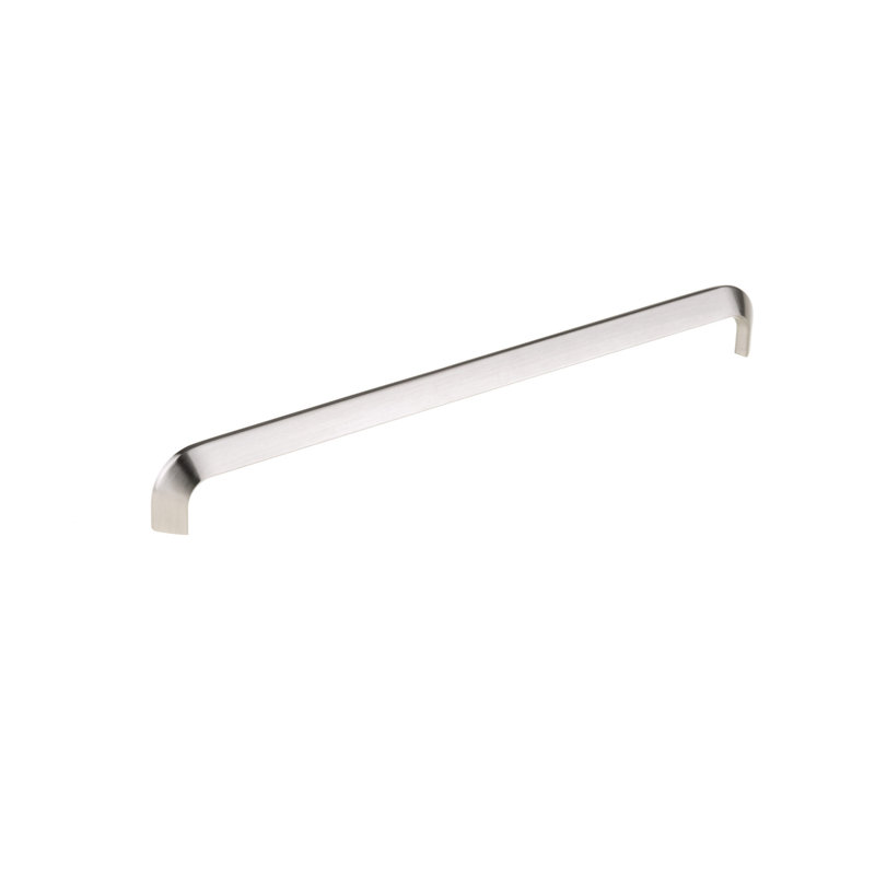 Poignée barre 12 5/8 po en métal, Nickel brossé