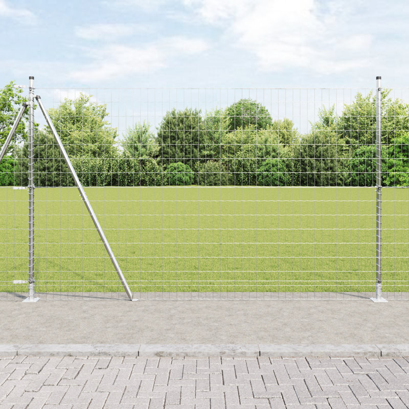 Euro Fence Grey Steel, 150cm H x 1000cm W