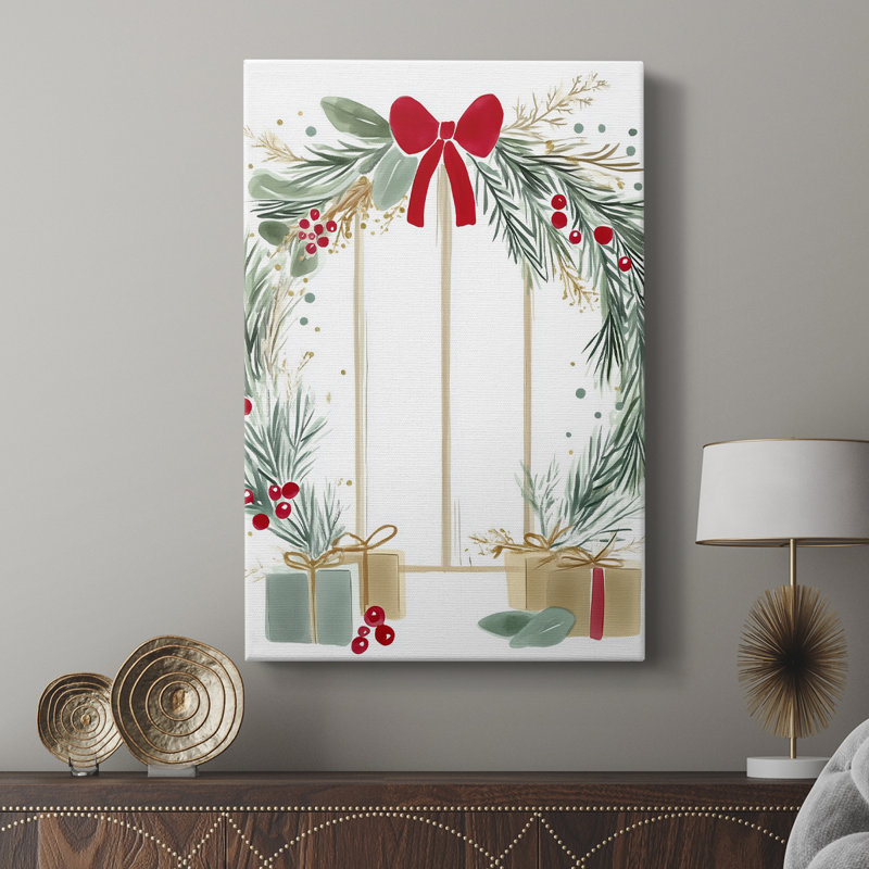 Art des Fêtes de Noël CMXV III - galerie sur mesure Cavas, H 60 po x l 40 po
