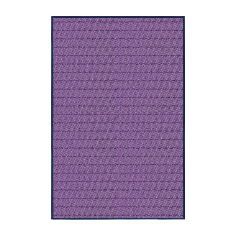 Tapis mauve à métier motorisée, Rectangle 5 pi x 7 pi