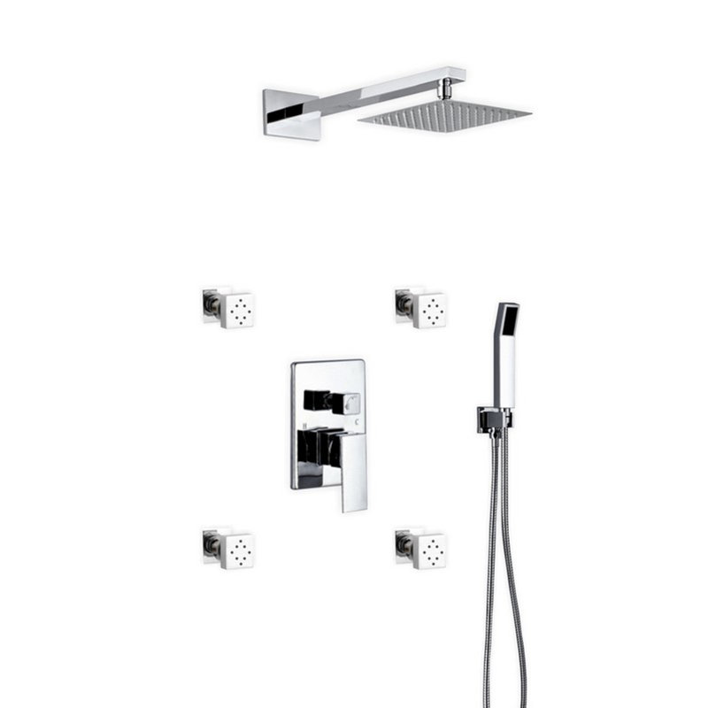 Cahoon Complete Shower System with Rough in-Valve