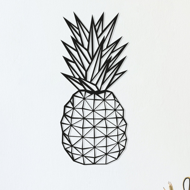 Food & Beverage Wall Decor, 55cm H x 22cm W x 0.15cm D, Black