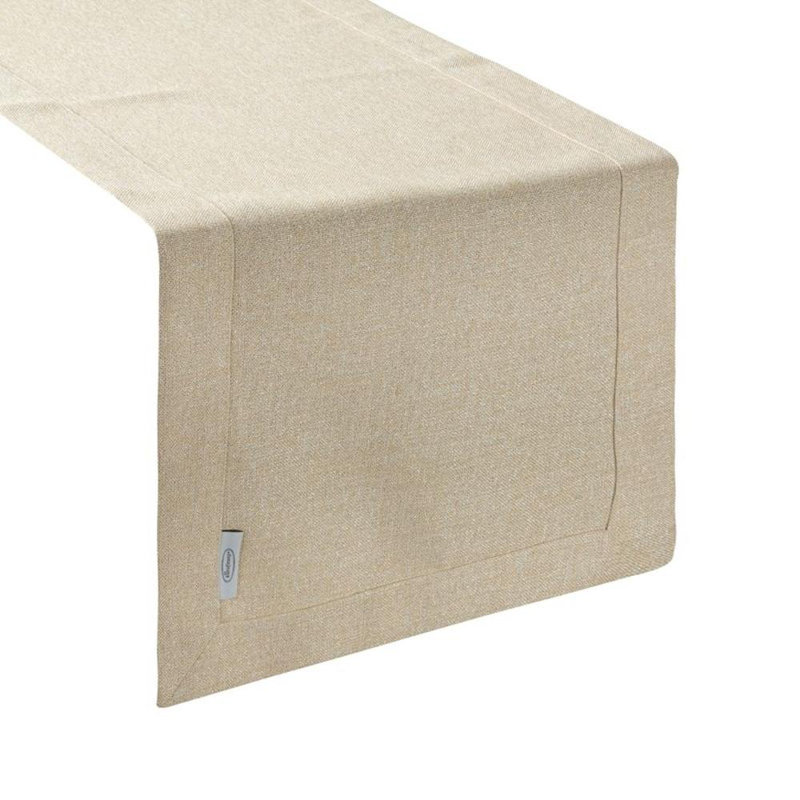 Stella Tablecloth 2 40 X 180 Cm Gold, 40cm W x 200cm L, Gold