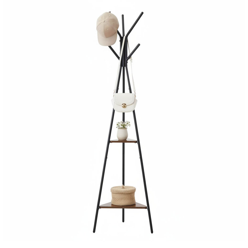 Metal Freestanding 6 - Hook Coat Rack