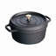 Staub Cast Iron 4 Qt. Shallow Wide  Cast Iron Round Dutch Oven-730280309