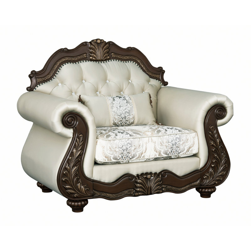 Chaise rembourrée avec coussin