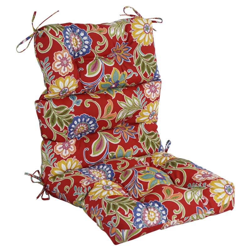 Coussin de siège / dossier extérieur 1 pièce Winston Porter l 20 po x P 42 po
