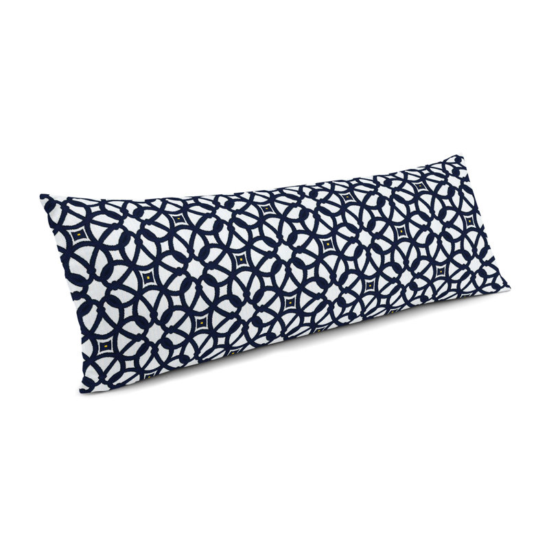 Sunbrella®Luxe Geometric Outdoor Throw Pillow, 14" x 48"