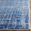 Tapis bleu / argent à motif abstrait Riebe-33394207