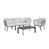 Gray Frame/White Cushion selected