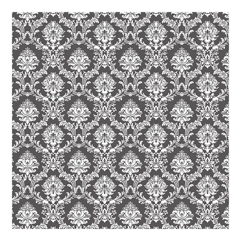 Rouleau de papier peint Lhantillony, Blanc/gris