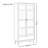 Modern Simple Classic Solid Wood Display Cabinet