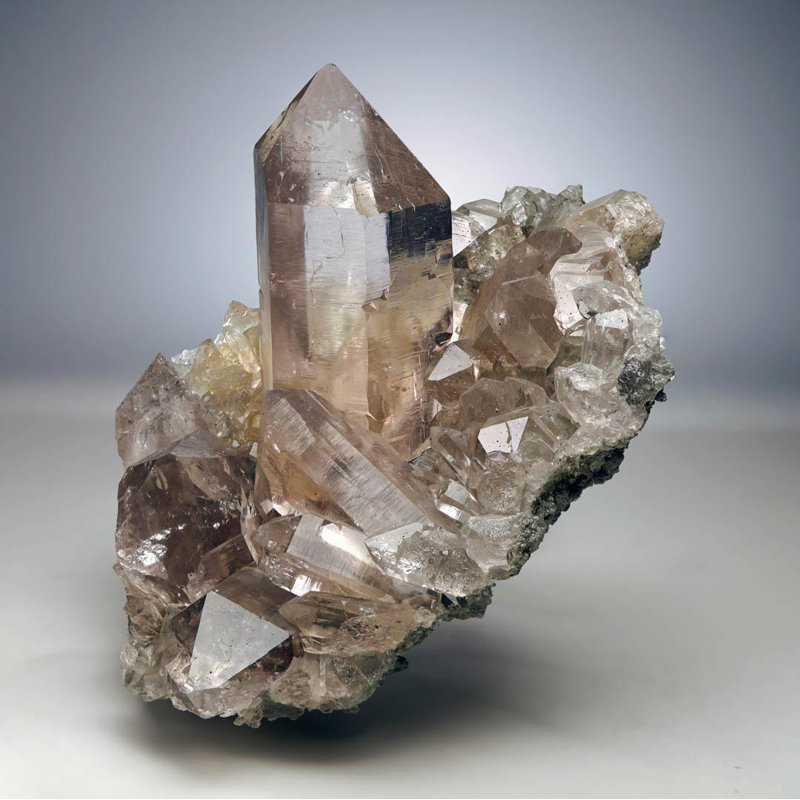 Himalayan Chlorite Quartz Cluster