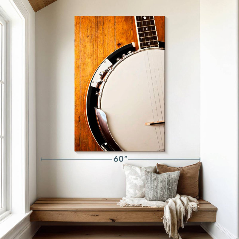 Abarca Rustic Banjo, 51" H x 34" W