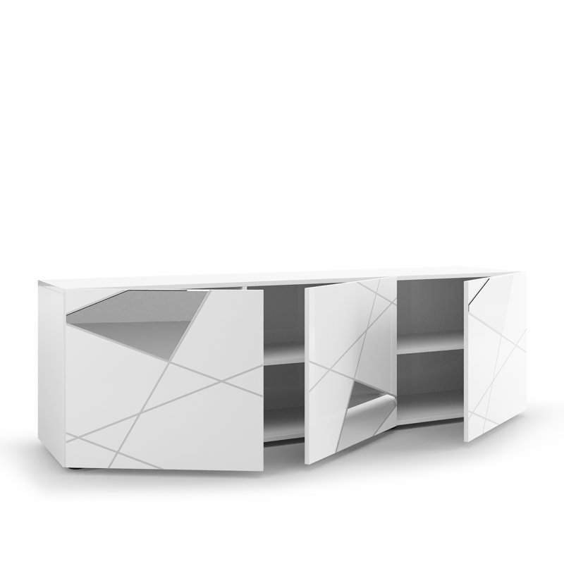 Aveli Unfinished TV Stand for TVs up to 60", White