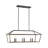 Sarmila 6-Light Linear Chandelier in Whiskey Wood