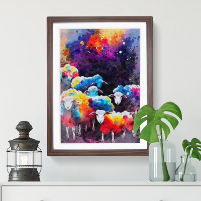 Sheep No.4 - Single Picture Frame Painting
