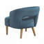 Fauteuil d'appoint de style unique Luxury Luxury Luxury Velvet Blue-162418880