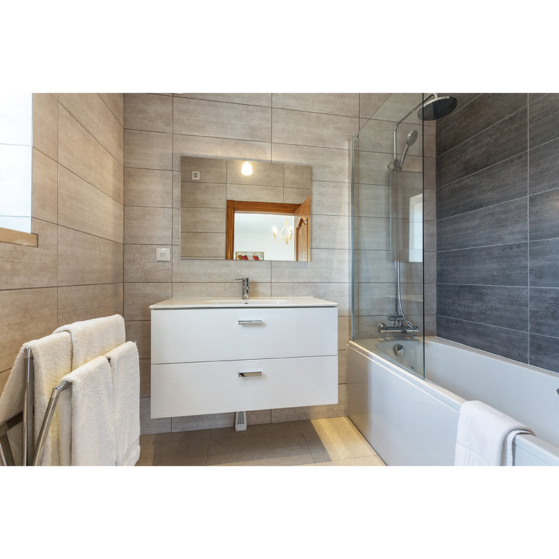 Mirrored Vertical/Horizontal Flat Panel Radiator