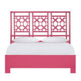 Lattice Back Platform Bed