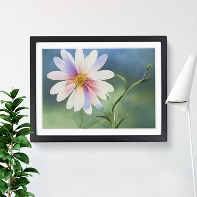 Watercolour Daisy Flower Vol.2 - Framed Print