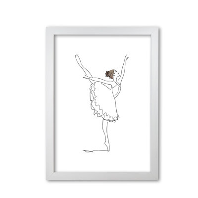 Ballet Dancer Line Drawing - Painting