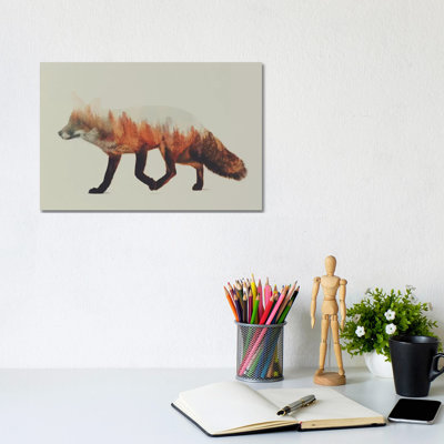 Fox I by Andreas Lie - 1 Piece Wall Art on Canvas