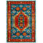 Tapis bleu / rouge Drumawillin Southwestern-207658990