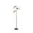 65" In Adjustable Cage Shade Industrial Farmhouse Metal Floor Lamp