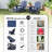 HDPE Folding And Adjustable Adirondack Chair With Ottoman-670727341