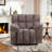 42.91" Wide Chenille Upholstered Power Lift Assist Recliner With 8-Point Massage, Lumbar Heat, USB & Type-C Charging(Set Of 2)-459697803