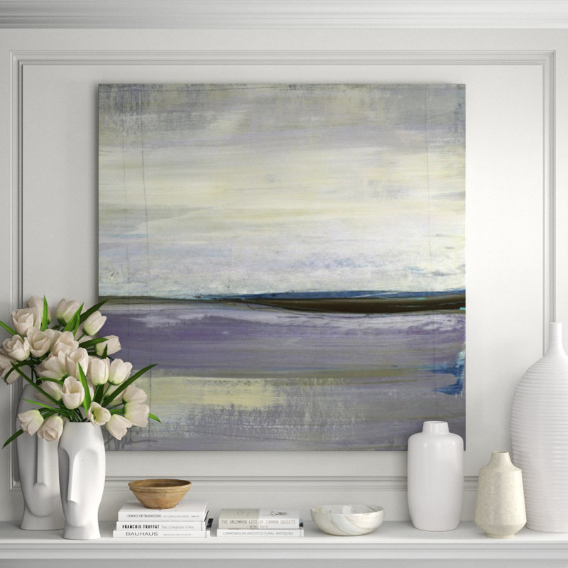 Lavendar Fields I Print by Maeve Harris, 47" H x 47" W