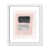 Cadre photo blanc mat