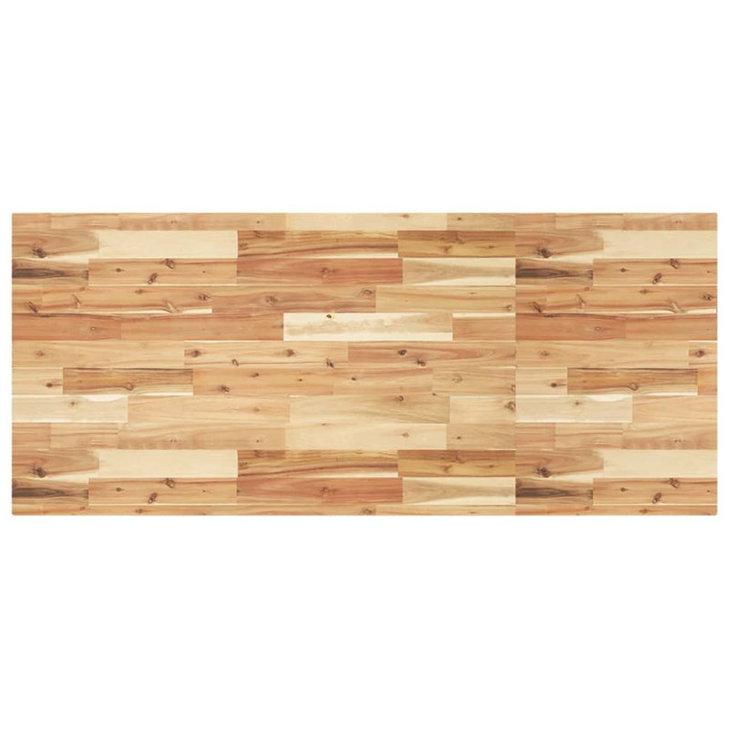 120cm Solid Wood Bathroom Vanity Top, Oil Finished