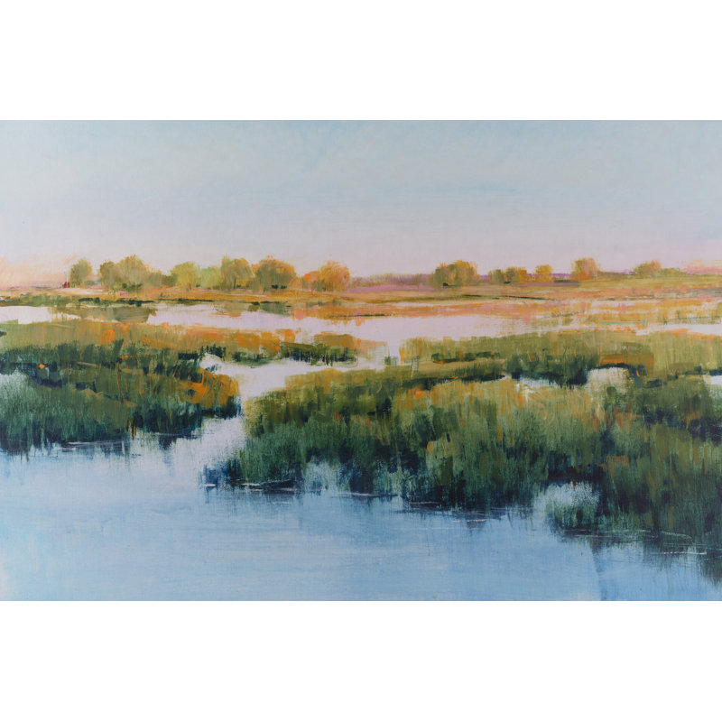 Marshland View II by Timothy O' Toole - 1 Piece Wrapped Canvas Painting, 61cm H x 91cm W