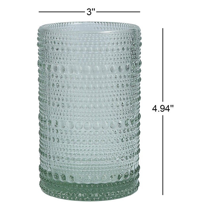 Jupiter Drinking Glass, Sage, 13 oz.