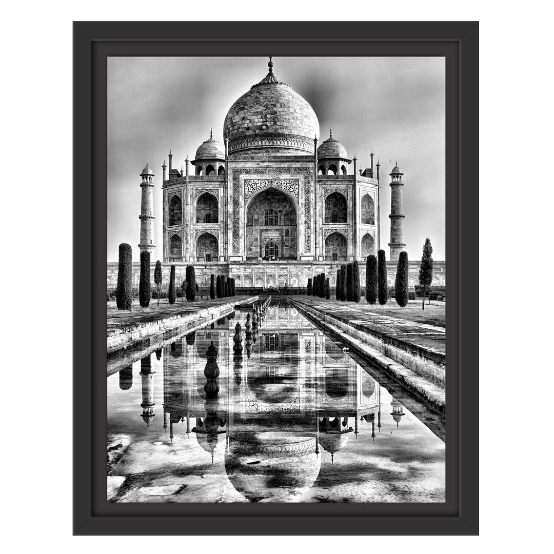 Gerahmtes Wandbild Taj Mahal