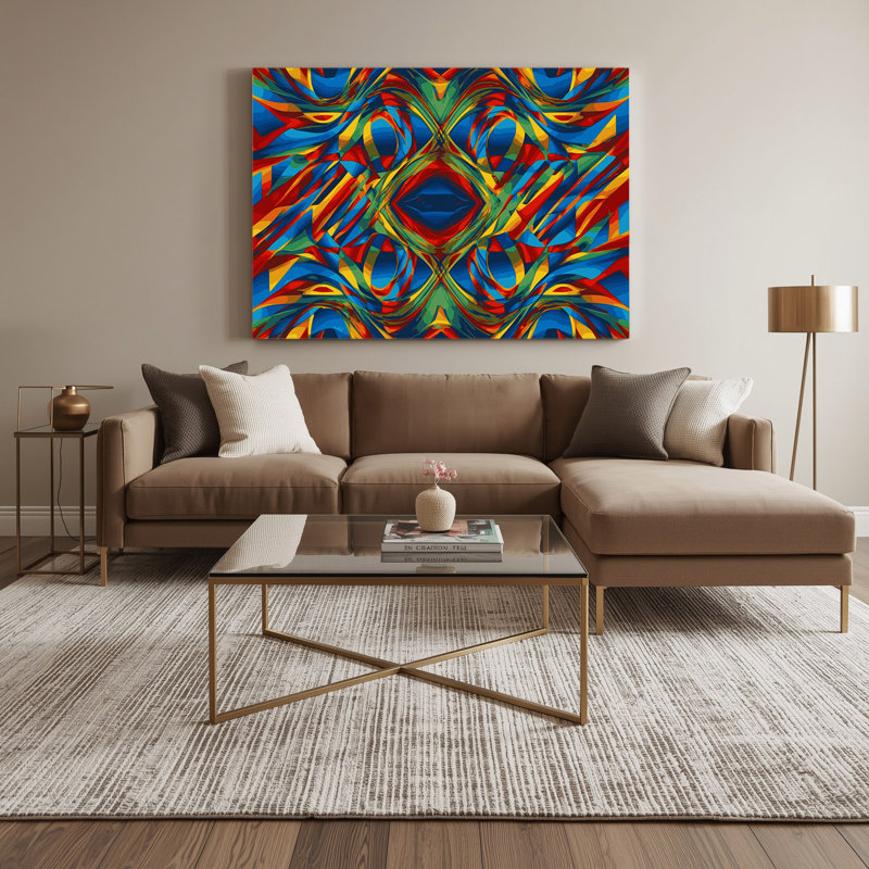 Art mural sur toile Op Op 44, H 11 po x l 14 po