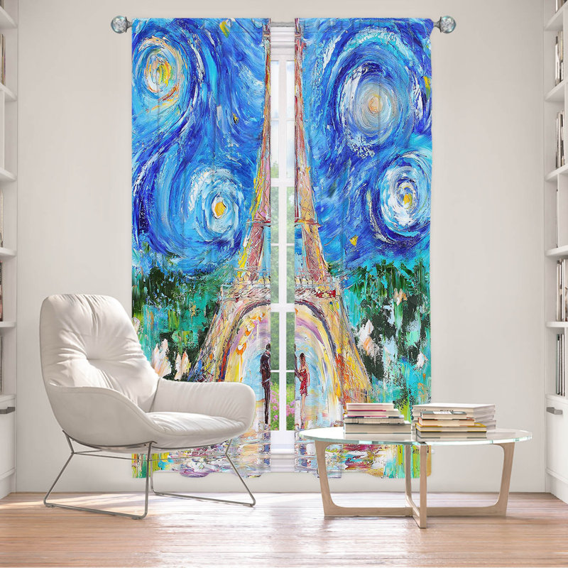 Ensemble de rideaux en polyester 2 pièces, L 20 po x L 52 po