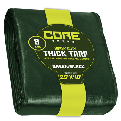8 Mil Heavy Duty Polyethylene Tarp, Waterproof, UV Resistant