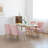 Modern Dining Chairs, Velvet Upholstered Dining Room Chairs with Gold Legs,Tufted Accent Chair Set of 4 for Reception Room Living Room Study Room(Pink)-400468444