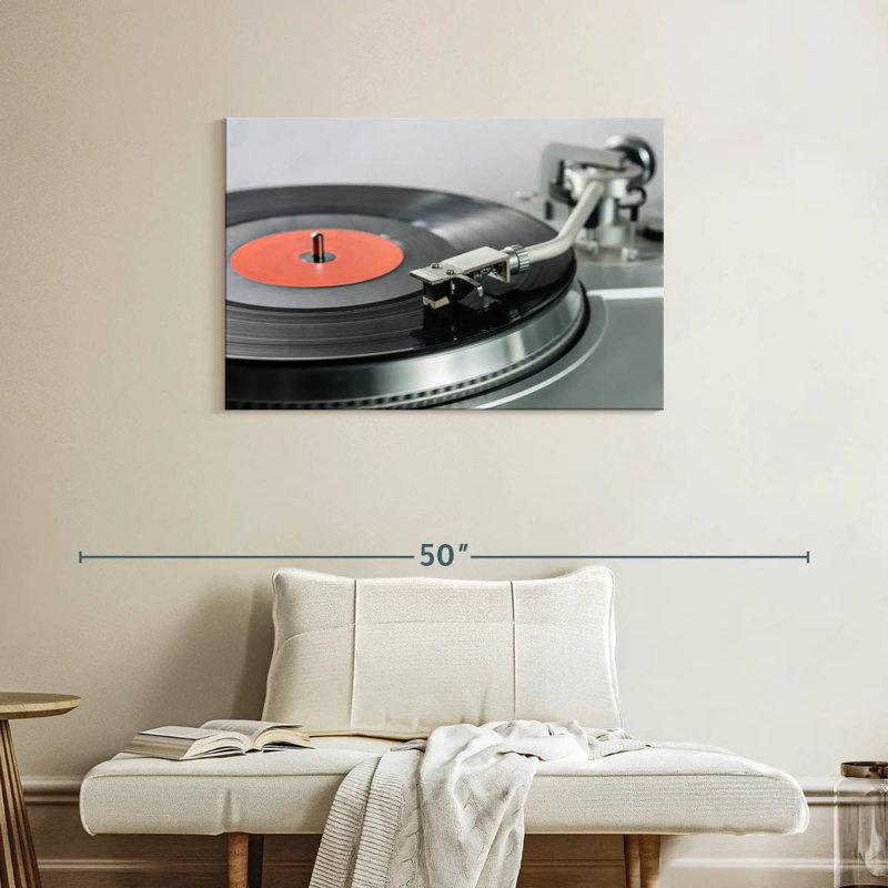 Abarca Vinyl Record Player, 24" H x 36" W
